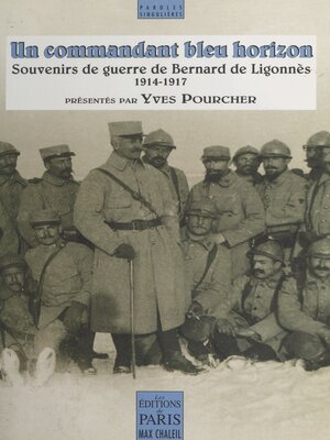 cover image of Un commandant bleu horizon